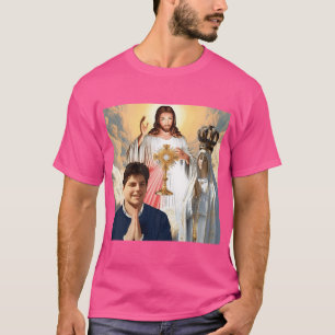 Gezegende Carlo Accutis Jezus en Onze-Lieve-Vrouw T-shirt