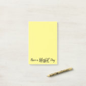Gezegende dag post-it® notes (Op bureau)