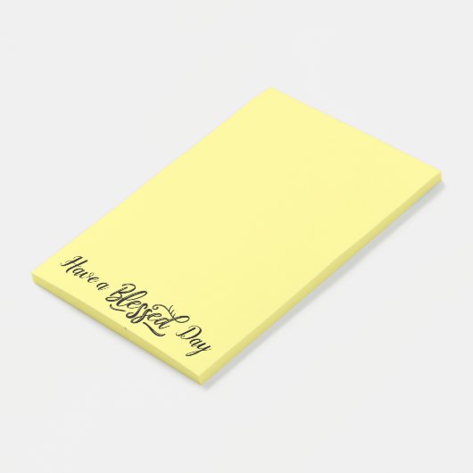 Gezegende dag post-it® notes (Schuin)