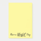 Gezegende dag post-it® notes (Voorkant)