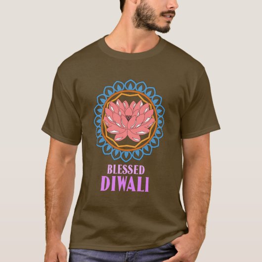 Gezegende diwali t-shirt (Voorkant)