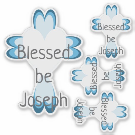 Gezegende doop Sticker (Voorkant)