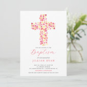 Gezegende doopuitnodiging kaart (Staand voorkant)