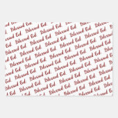 Gezegende Eid kinder cadeau Inpakpapier Vel (Voorkant 3)