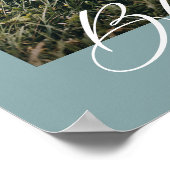 Gezegende elegante stijlvolle fotofamilie poster (Hoek)