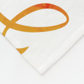 gezegende en dankbaar Thanksgiving Fleece Deken (Hoek)