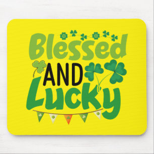 Gezegende en geluksbrengende St. Patrick's Day ont Muismat