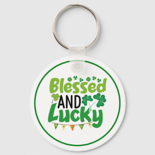 Gezegende en geluksbrengende St. Patrick's Day ont Sleutelhanger