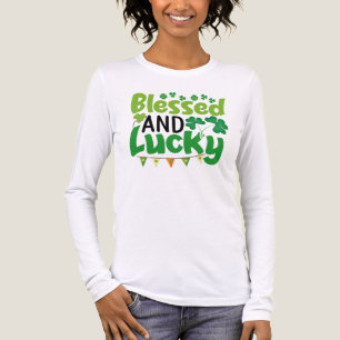 Gezegende en geluksbrengende St. Patrick's Day ont Tri-Blend Shirt