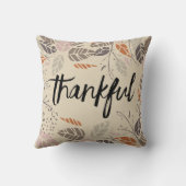 Gezegende en Thankful Pillow Kussen (Achterkant)