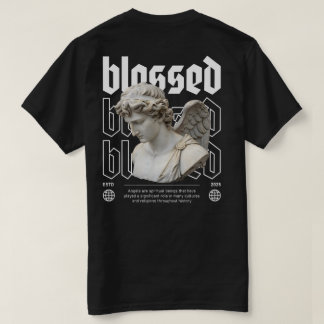 gezegende engel t-shirt