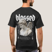 gezegende engel t-shirt (Achterkant)