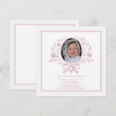 Gezegende Evenementfoto Uitnodiging (Voorkant / Achterkant)