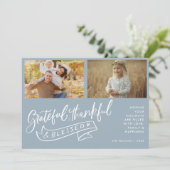 Gezegende Familie Foto Kerstvakantie (Staand voorkant)