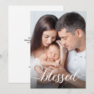 Gezegende Foto Prettig Kerstfeest Religieus Feestdagenkaart