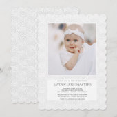 Gezegende foto uitnodiging (Voorkant / Achterkant)