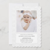 Gezegende foto uitnodiging (Voorkant)