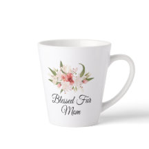 Gezegende Fur-moeder met waterverf bloemendesign