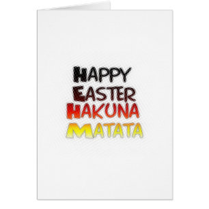 Gezegende Happy Paast Hakuna Matata Holiday Season