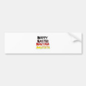 Gezegende Happy Paast Hakuna Matata Holiday Season Bumpersticker (Voorkant)