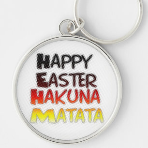 Gezegende Happy Paast Hakuna Matata Holiday Season Sleutelhanger