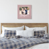Gezegende Hart Bewerkbare Kleur Ingepakte Canvas Afdruk (Insitu (Slaapkamer))
