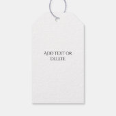 Gezegende Hart Foto Huwelijk Bruids Cadeautag Cadeaulabel (Achterkant)