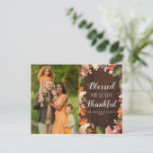 gezegende herfst laat Thanksgiving achter Briefkaart (Staand voorkant)