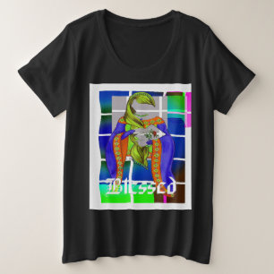 Gezegende Hijab Kunst Grote Maat T-shirt