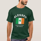 Gezegende Ierse vlag St Patrick's Day T-shirt (Voorkant)