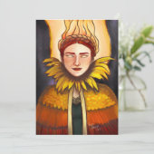 Gezegende imbolc! feestdagenkaart (Staand voorkant)