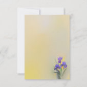 Gezegende Iris notecard Kaart (Achterkant)