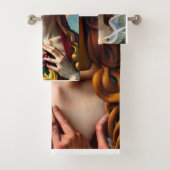 Gezegende Jezus Maagd Mary en Angel Bad Handdoek (Insitu)