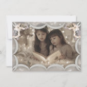 Gezegende Kerst Transparante Fotokaart Feestdagenkaart (Voorkant)