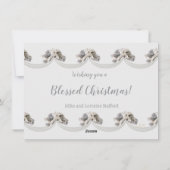 Gezegende Kerst Transparante Fotokaart Feestdagenkaart (Achterkant)