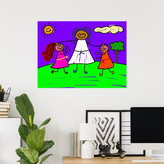 Gezegende Kinderen Poster (Thuiskantoor)