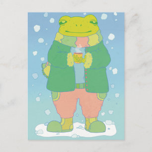Gezegende kleine kikker briefkaart