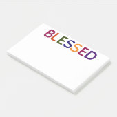 Gezegende Kleurrijke 10 x 6 Post-it® Notes (Schuin)
