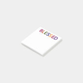 Gezegende Kleurrijke 3 x 3 Post-it® Notes (Schuin)