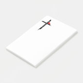 Gezegende Kruis Notitieblokken Post-it® Notes (Schuin)