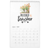 Gezegende leraar kalender (Mar 2027)