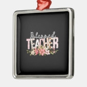 Gezegende leraar metalen ornament (Links)