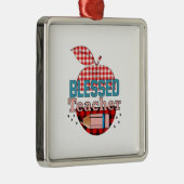 Gezegende leraar metalen ornament (Rechts)