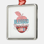 Gezegende leraar metalen ornament (Links)