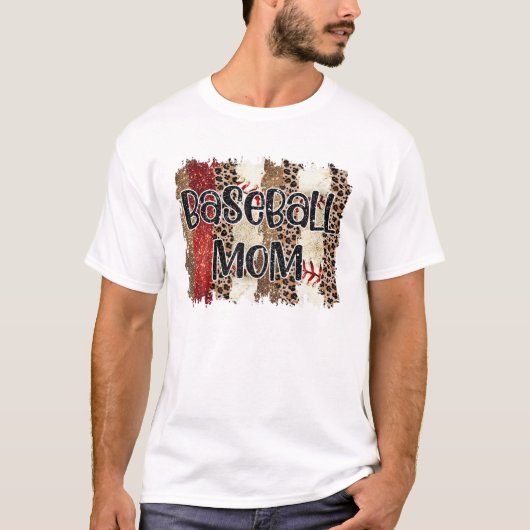 Gezegende Luipaardprint-honkbal T-shirt (Voorkant)