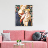 Gezegende Maagd Madonna en Kind Jesus Canvas Afdruk (Insitu (Woonkamer))