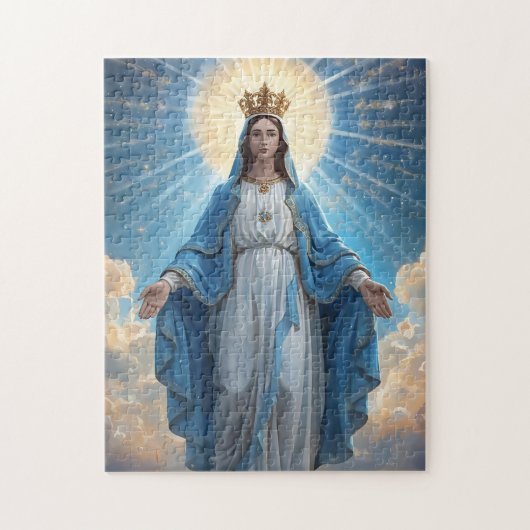 Gezegende Maagd Maria Beeld Legpuzzel (Verticaal)