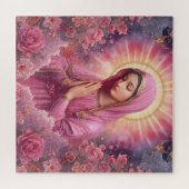Gezegende Maagd Maria Beeld Legpuzzel (Horizontaal)