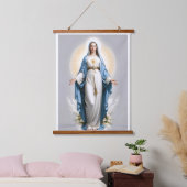 Gezegende Maagd Maria Christelijk Katholiek Hangend Wandkleed (Slaapkamer)