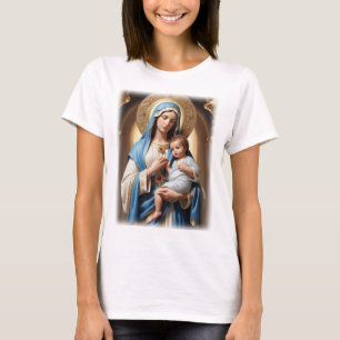 Gezegende Maagd Maria en Baby Jesus T-shirt
